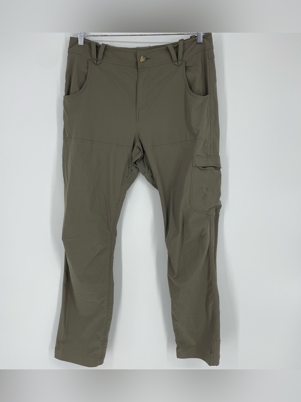 Men’s 34 X 31 Badlands Scree Unconditional Khaki Nylon Stretch Trouser Pants